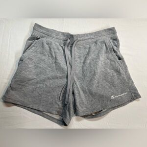 Champion Athletic Sweat Shorts Gray Drawstring Size M